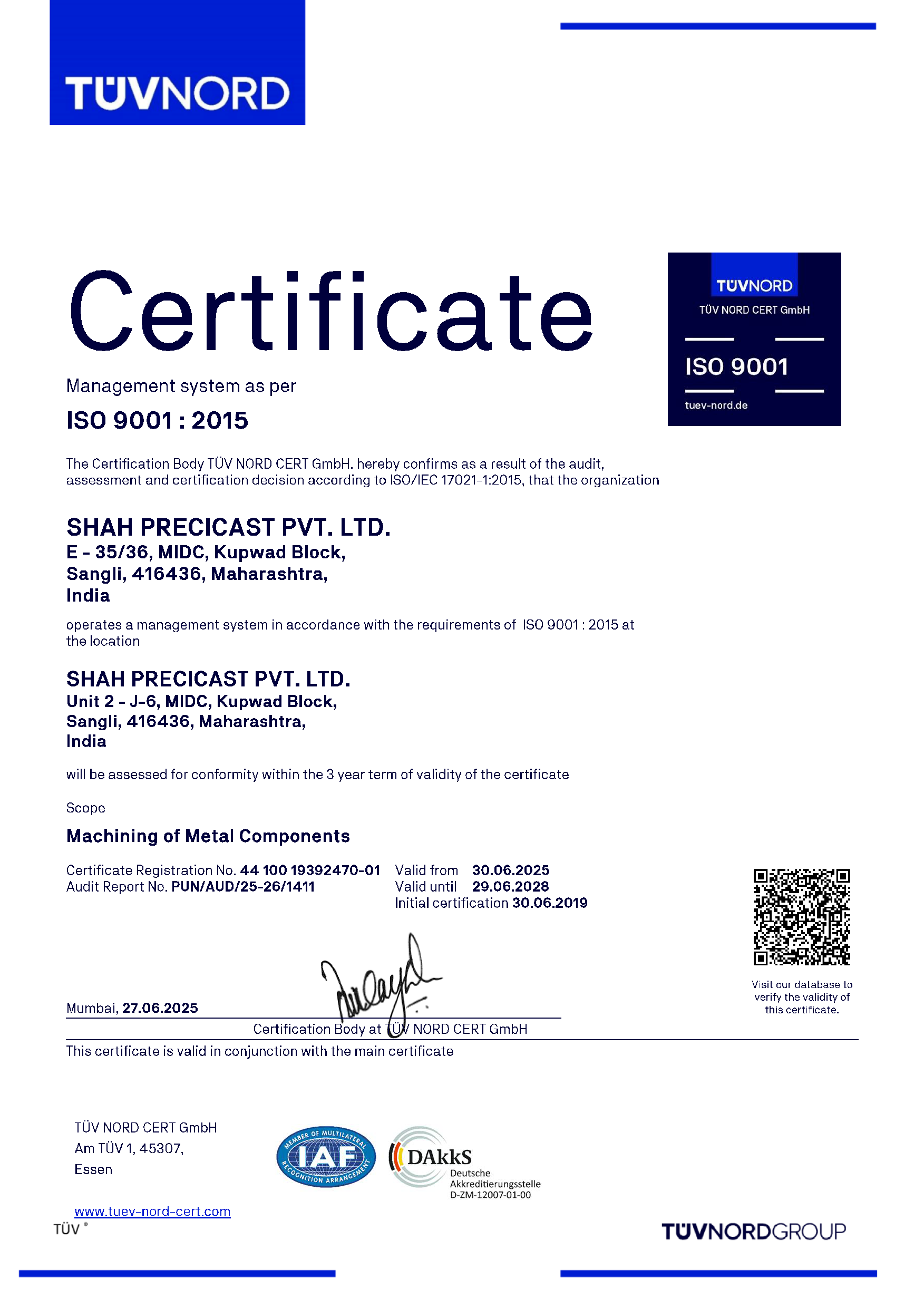 ISO-CERTIFICATE